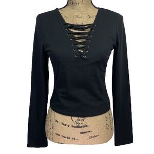 Emma and Sam Lace-up Shirt